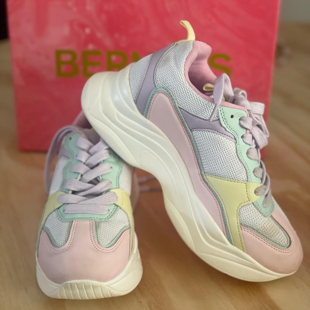 Berness Chunky Sole Pastel Sneakers
